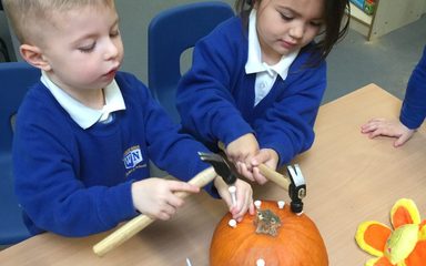 Halloween fun in Nursery.