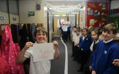 Toilet Paper Solar System Windy Nook Primary School