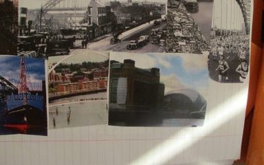 Tyneside Collages in Snowdrops