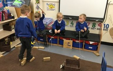 It’s not a stick! It’s a fishing rod!