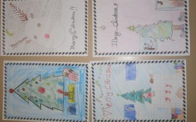 Christmas Cards in Snowdrops