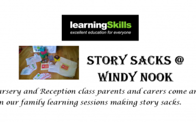 Remember to sign up to Story Sacks family learning