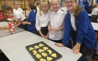 Christmas Biscuits in Year 5 and 6