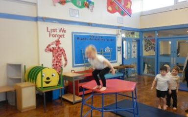 We are amazing gymnasts in the Dragonflies