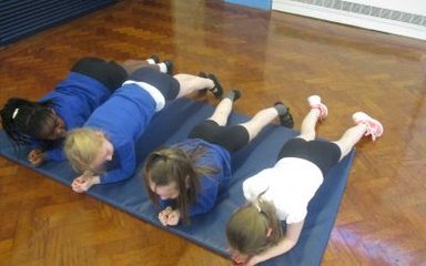 Working our muscles in Bluebells