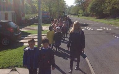Walking around our local area
