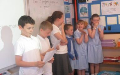 Performing poets!
