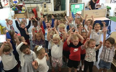 World games day in nursery!