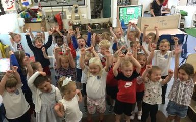 World games day in nursery!