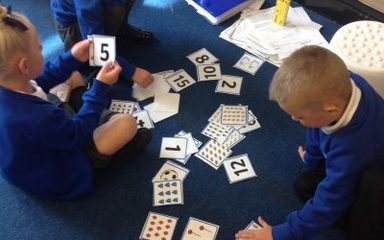 Matching numerals to amounts