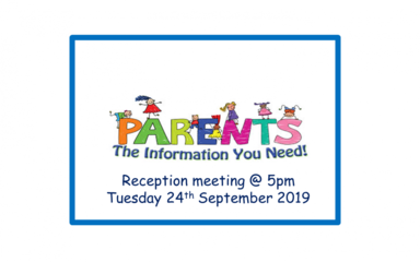 Reception Parent Meeting