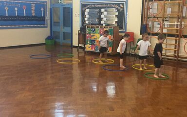 Travelling over, under, through in PE