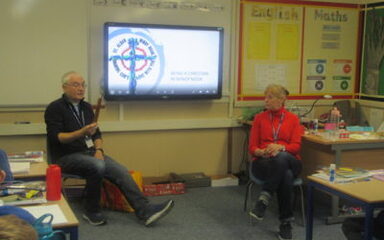 A visit from Ken and Lynn (St. Albans Church)