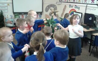 Christmas activities in nursery