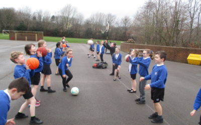 Bluebells brave the weather for Netball