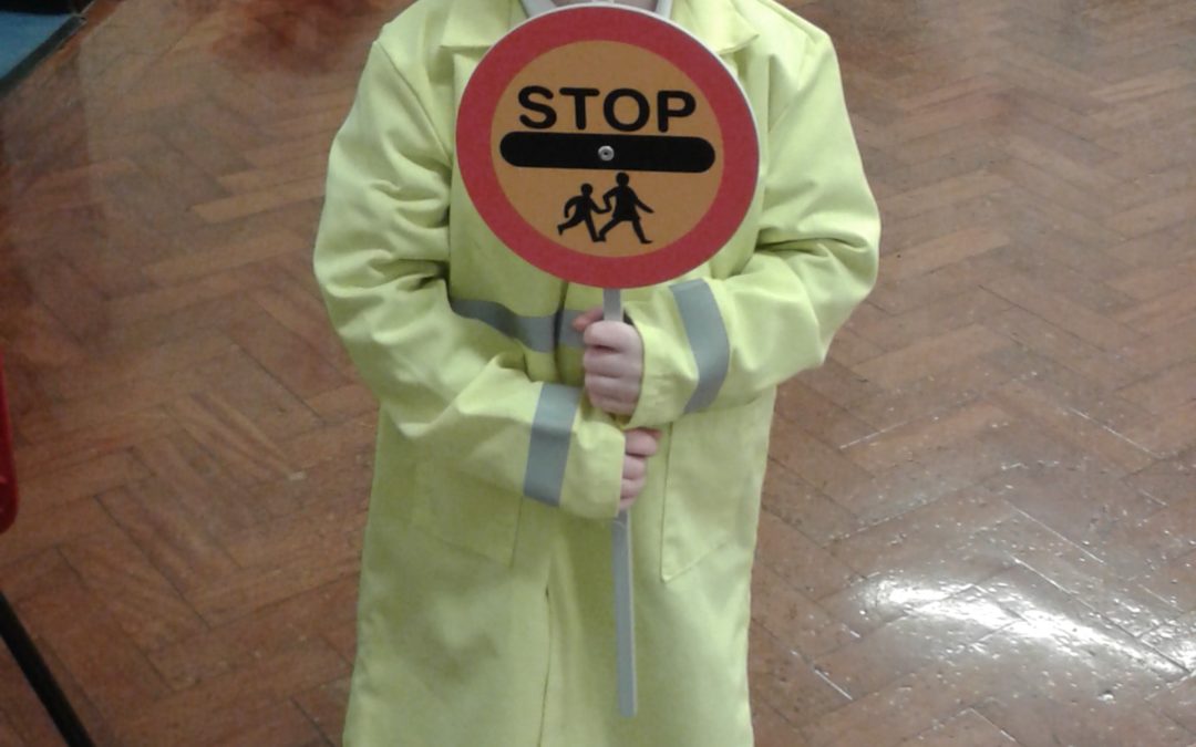 Crossing the road safely!