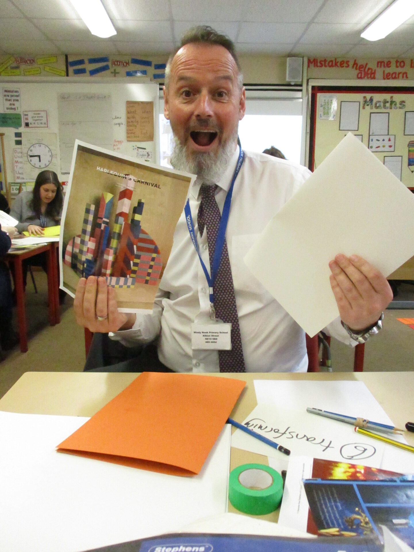 Baltic Art for Staff Windy Nook Primary School