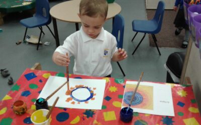 Budding artists in nursery!