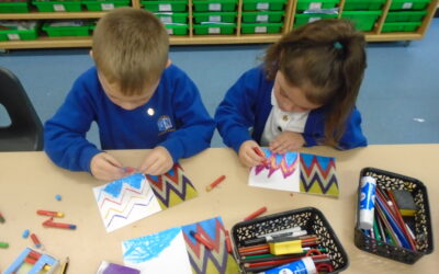 Robins repeating African patterns!