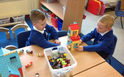 Exploring our new classroom