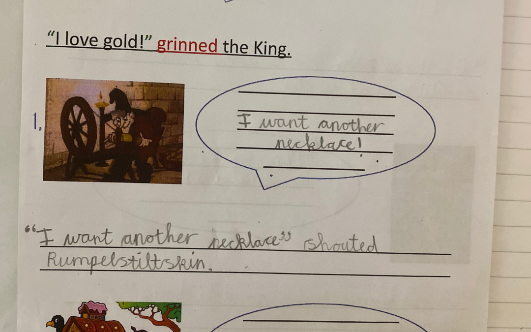 Look who’s talking in Year 2!