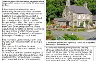 Read all about it: Ghost Sightings!