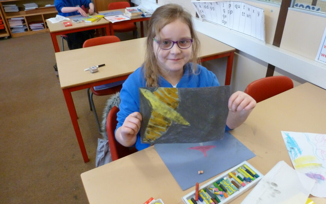 Creating Art to Stravinsky in the ‘Blue-Drops’