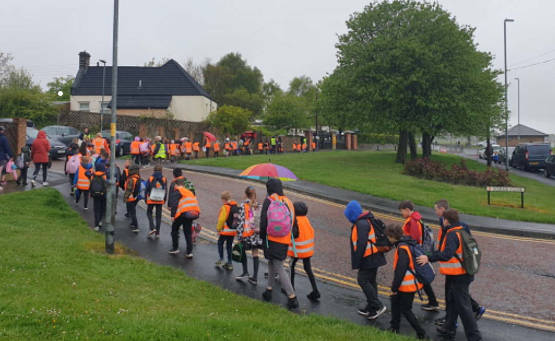 Gateshead Council celebrate our Walk to School Day
