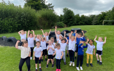 Sports Day Superstars in the Dragonflies Class!