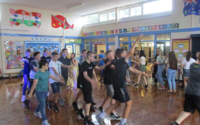 Year 6 on the dance floor