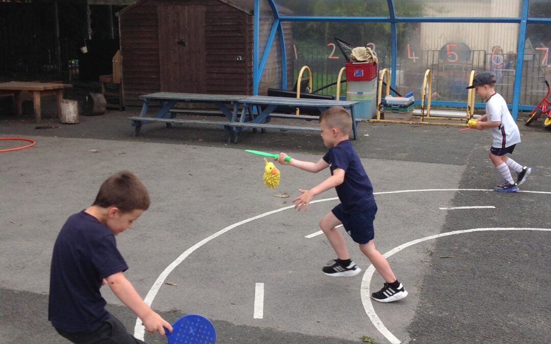 Ladybirds enjoy their sports day