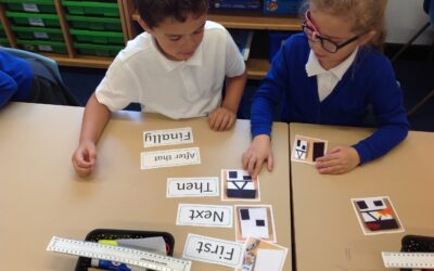 Using time connectives to help us sequence