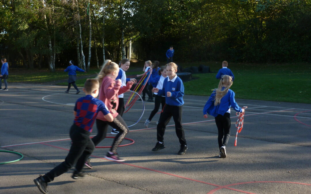 Yr 5 training to be Mini Health Champions!