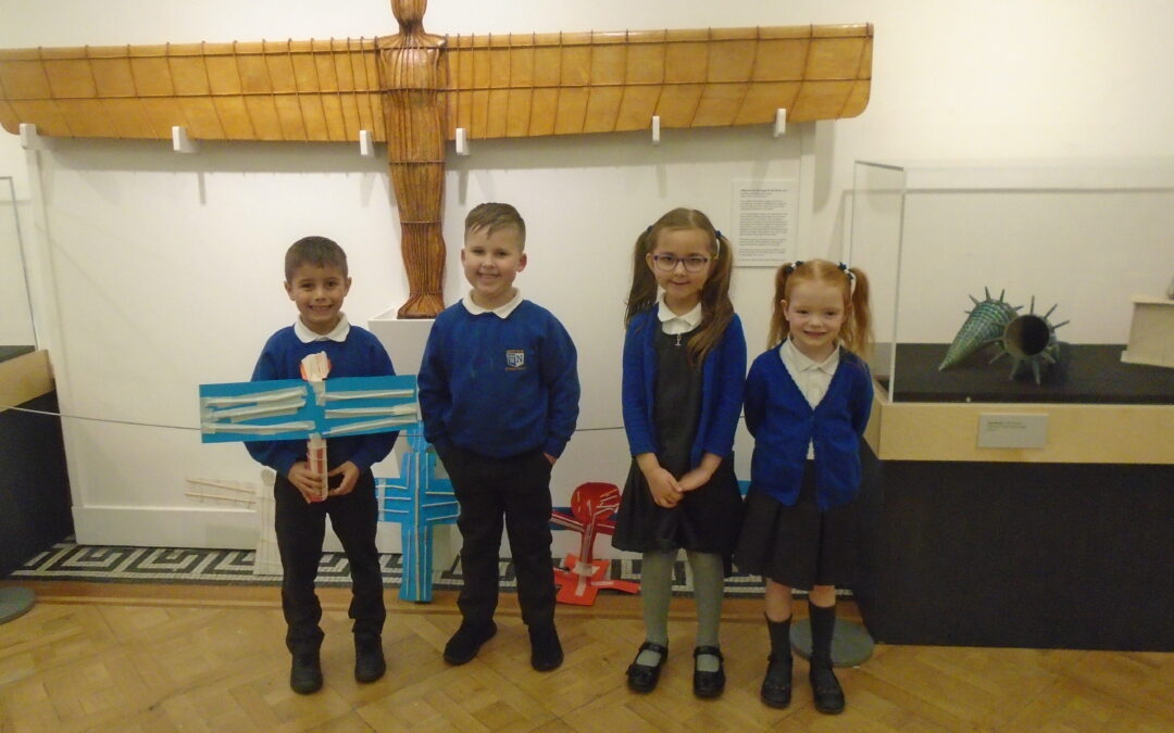 Robins visit Shipley Art Gallery
