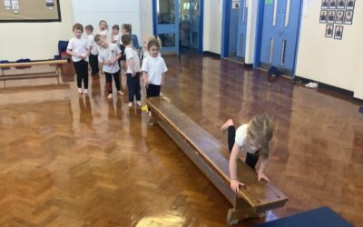 Gymnastic skills in the Reception Classes