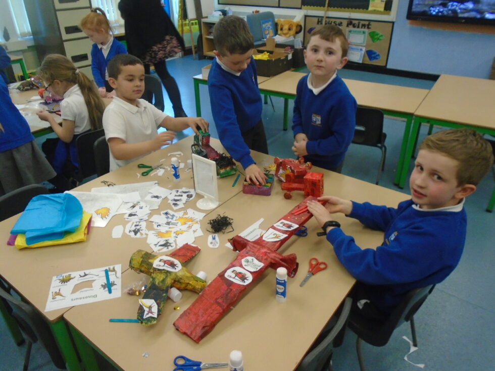 KS1 Art Club Vehicle Creations! Windy Nook Primary School