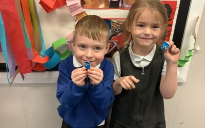 February Walk to School Badges