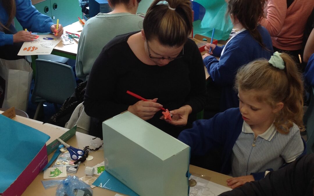 Owls get creative making Diorama’s