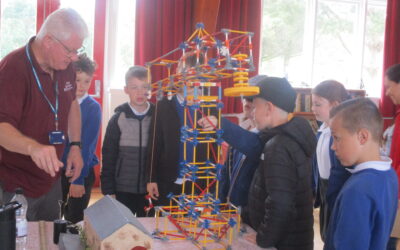 Y5 Present Their Cranes at Beamish