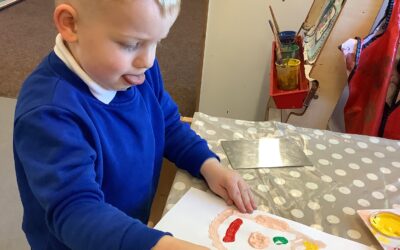 Self portraits in Nursery