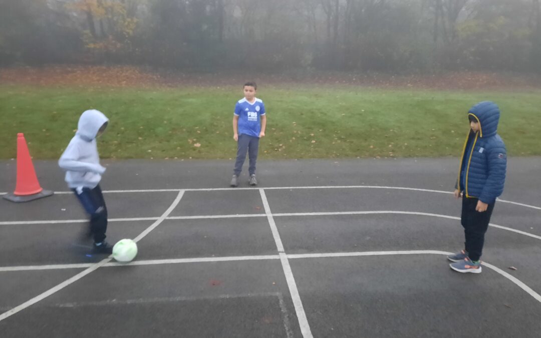 Football in the fog!