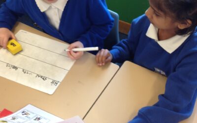 Excitable Edgar shared writing in Owls
