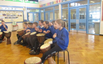 African Drumming in Year 6