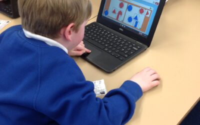 Sorting shapes on PurpleMash