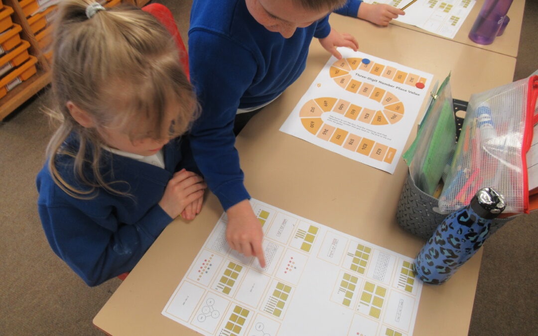 Place Value Practice in Bluebells