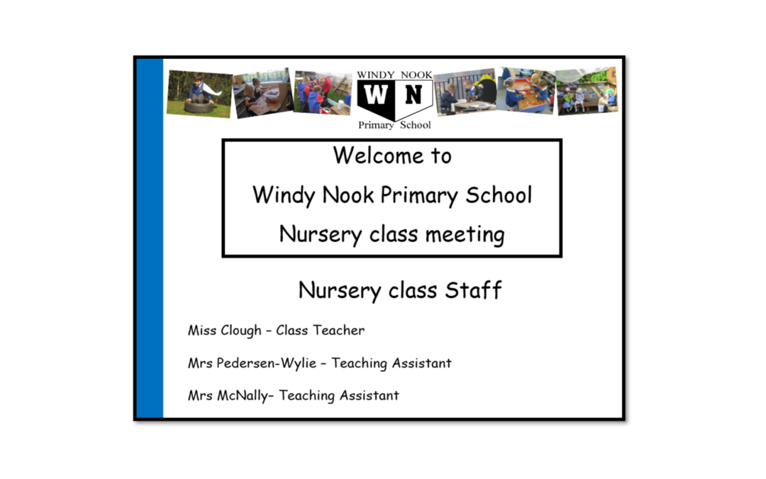 Nursery New Starter Meeting Information