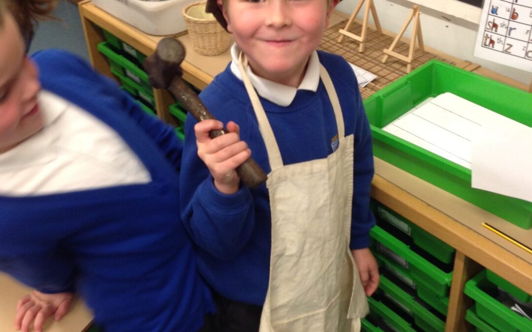 KS1 have a visit from That History Bloke