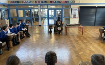 African Drumming in Year 6