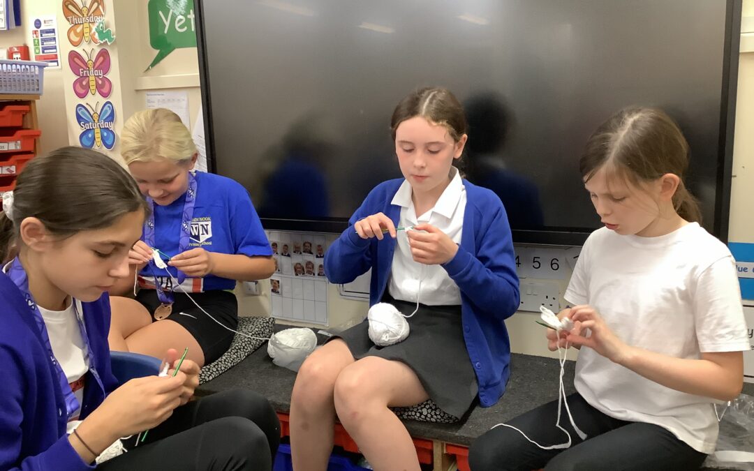 Crafting Confidence at Crocheting Club!