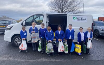 From Our School to Our Community: Harvest Donations Delivered